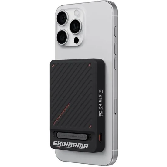 Skinarma magnetic powerbank with integrated stand 10000 mah 20w usb-c pd arc _ black